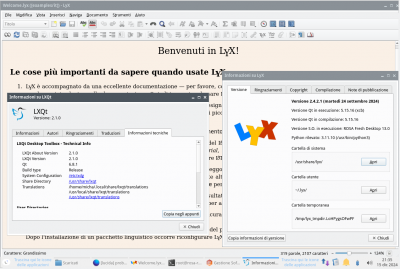 LyX launch