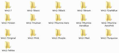 After unpacking &quot;Themes emerald - Win2-7 pack.zip&quot; all the directories to be transferred to your Home folder -&gt;. emerald -&gt; thames<br /><br />with the option: [ View ] -&gt; [ Show Hidden Files ]